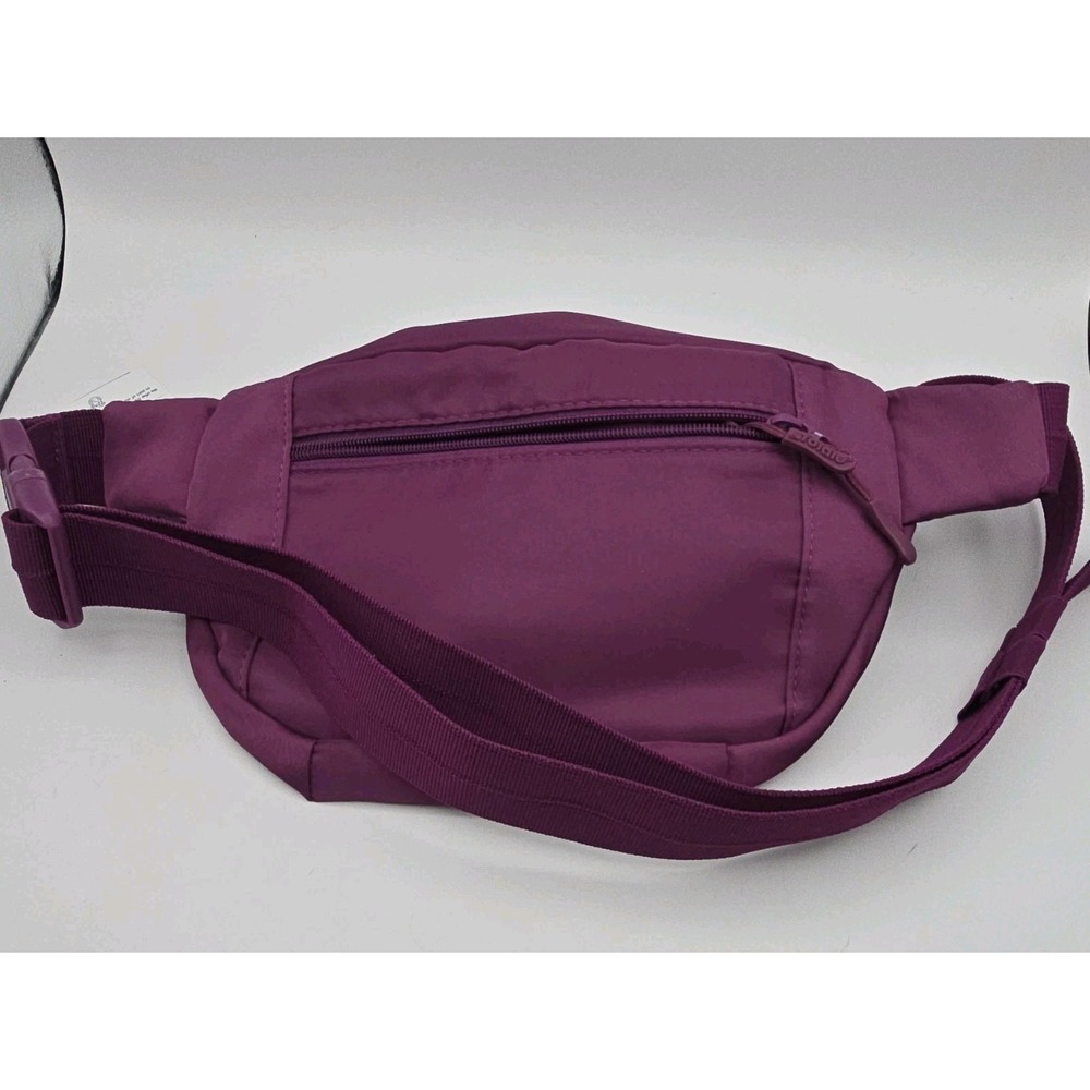 The Foldie Purple Crossbody Bag RFID Blocking Zip 290D Durable Flexfabric NWT - Picture 3 of 7